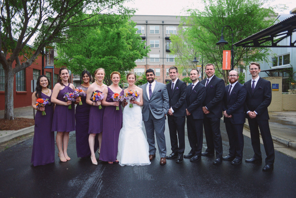 Atlanta Wedding Photographer | LeahAndMark & Co. | The Foundry at Puritan Mill