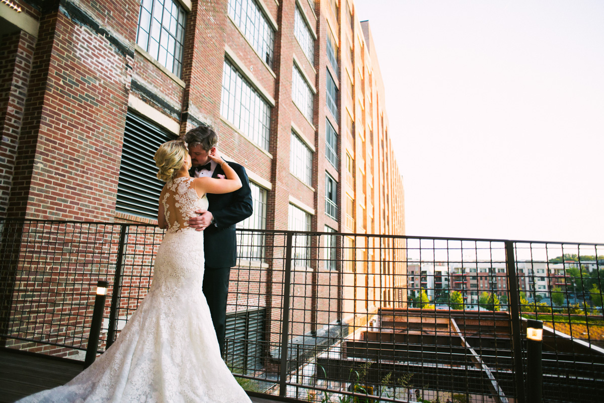 Ponce City Market, Wedding, PCM, Carter Center, Atlanta, Wedding, Photographer, Roof, Skyline, Rooftop, 